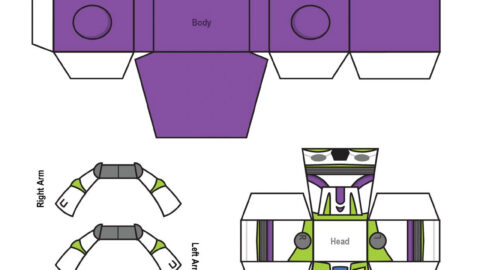 Buzz Lightyear papercraft template